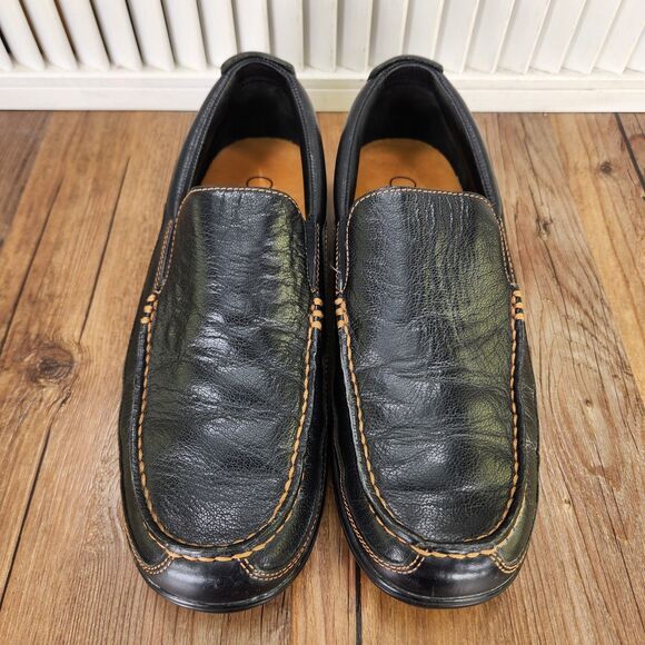 Cole Haan Tucker Venetian Slip On Loafers Mens Sz 8 M Black Leather Shoes C03557 main image 6